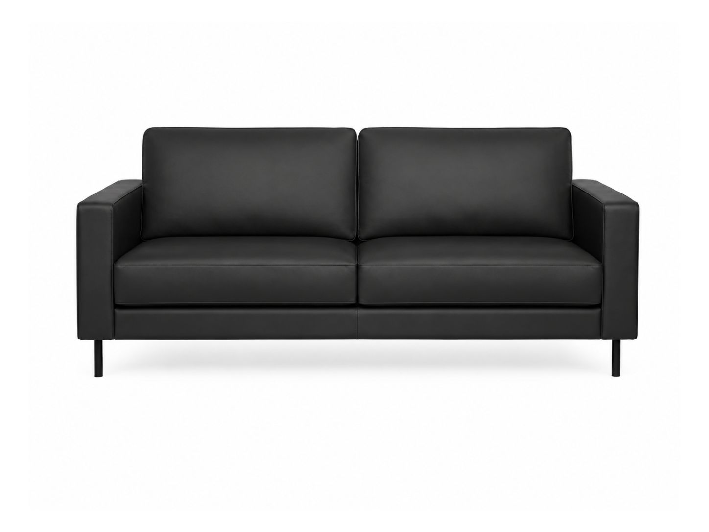 Double Black Sofa