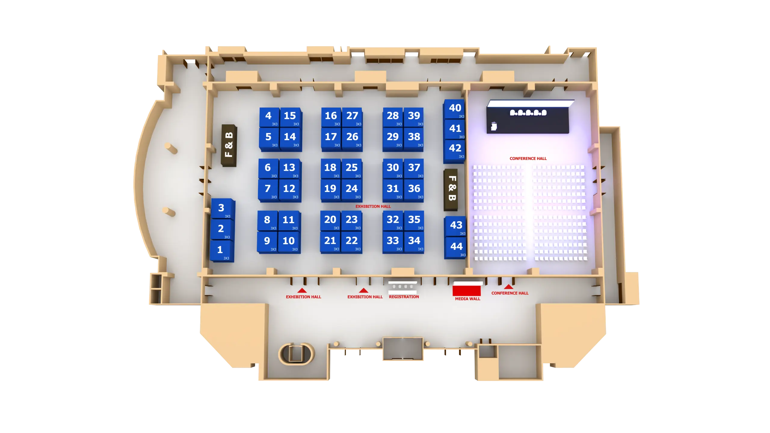 LAA 2026 floor plan